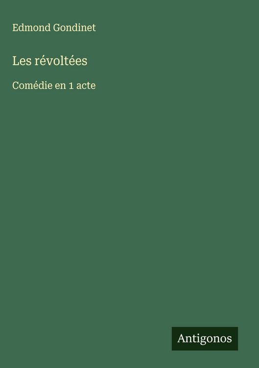 Produktbild: Les r&eacute;volt&eacute;es
