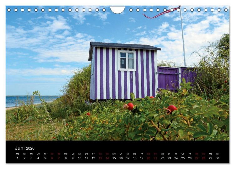 Produktbild: Segelsommer - D&auml;nische S&uuml;dsee (Wandkalender 2026 DIN A4 quer), CALVENDO Monatskalender