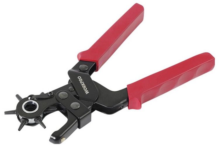 Produktbild: WorkPro WP231077 Stanzzange 2 mm, 2.5 mm, 3 mm, 3.5 mm, 4 mm, 4.5mm 230mm 1St.