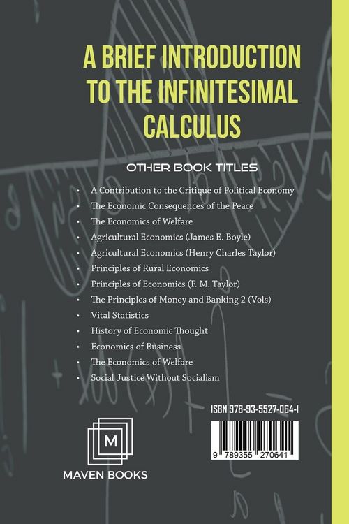 Produktbild: A Brief Introduction to the Infinitesimal Calculus