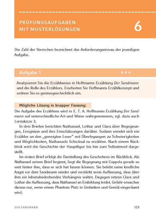 Produktbild: Der Sandmann von E.T.A. Hoffmann