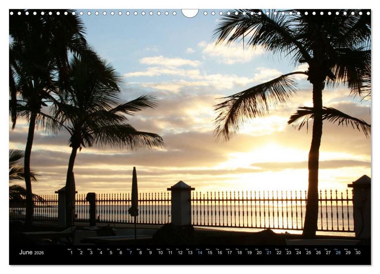 Produktbild: Cloudy skies over Lanzarote (Wall Calendar 2026 DIN A3 landscape), CALVENDO 12 Month Wall Calendar