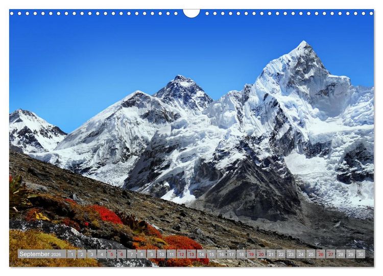 Himalayas High Mountains Adventure Wall Calendar 2026 DIN A3 Himalayas High Mountains Adventure Wall Calendar 2026 Din A3 Landscape Calvendo 12 Month Wall Calendar 