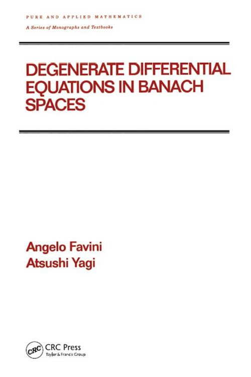 Produktbild: Degenerate Differential Equations in Banach Spaces