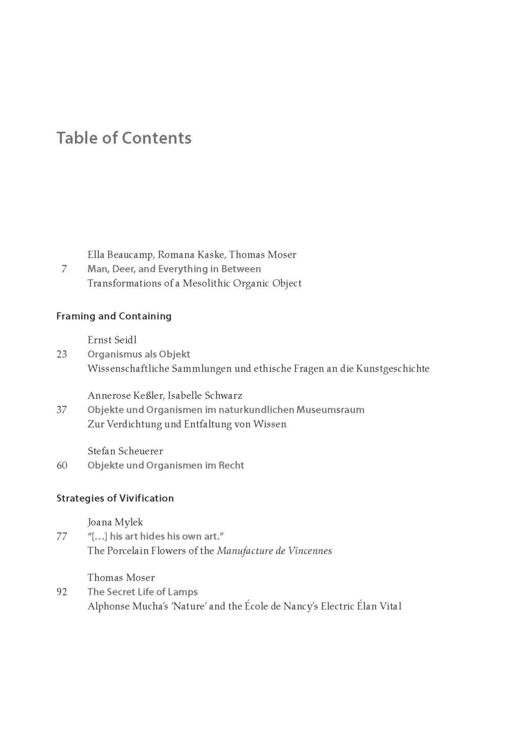 Produktbild: Objects and Organisms