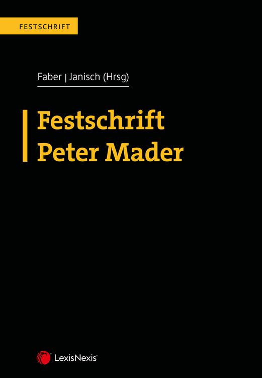 Produktbild: Festschrift Peter Mader
