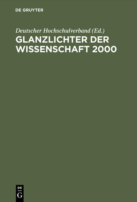 Produktbild: Glanzlichter der Wissenschaft 2000