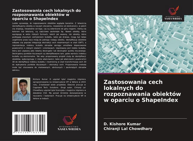 Produktbild: Zastosowania cech lokalnych do rozpoznawania obiekt&oacute;w w oparciu o ShapeIndex
