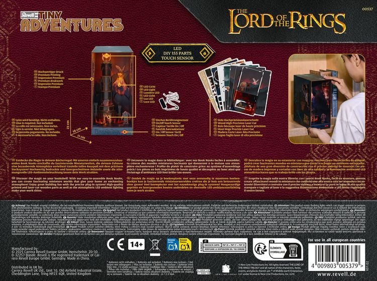 Produktbild: Book Nook DIY B&uuml;cherecke Herr der Ringe Barad-d&ucirc;r