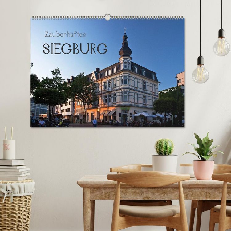 Produktbild: Zauberhaftes SIEGBURG (Wandkalender 2026 DIN A2 quer), CALVENDO Monatskalender