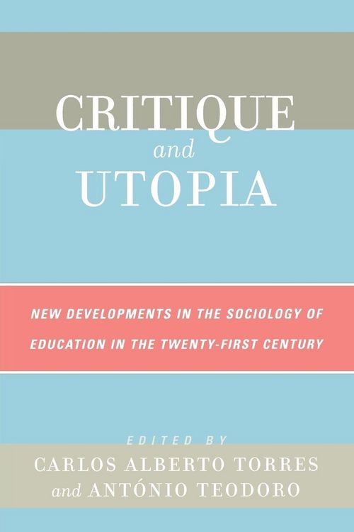 Produktbild: Critique and Utopia