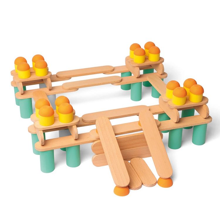 Produktbild: OPPI TOYS - Stix Konstruktionsspielzeug 108-teilig
