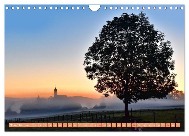 Produktbild: Kirchen und Kapellen in Bayern (Wandkalender 2027 DIN A4 quer), CALVENDO Monatskalender