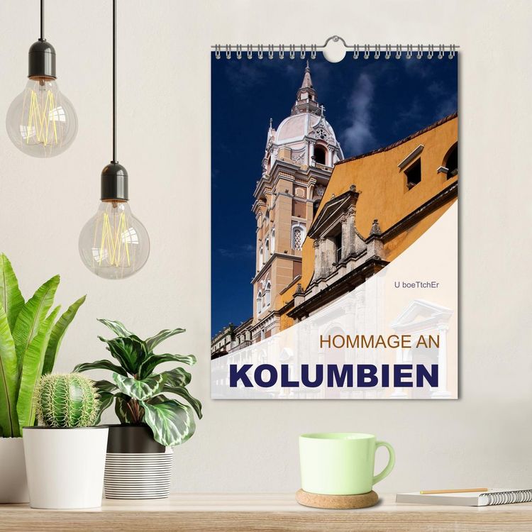 Produktbild: HOMMAGE AN KOLUMBIEN (Wandkalender 2026 DIN A4 hoch), CALVENDO Monatskalender