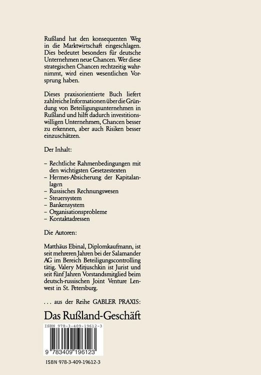 Produktbild: Das Ru&szlig;land-Gesch&auml;ft