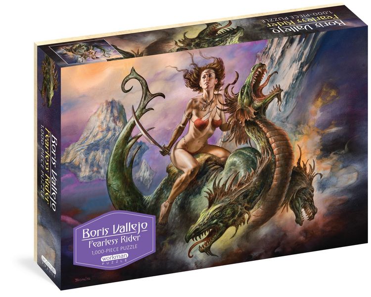 Produktbild: Boris Vallejo Fearless Rider 1,000-Piece Puzzle
