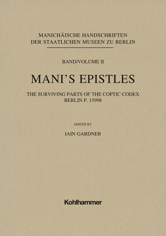 Produktbild: Mani's Epistles