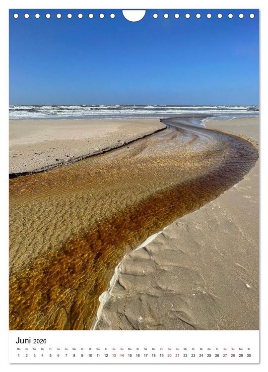 Produktbild: Strand der Sehnsucht - Sankt Peter-Ording (Wandkalender 2026 DIN A4 hoch), CALVENDO Monatskalender