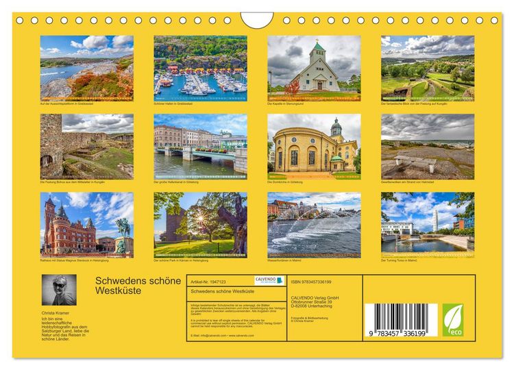 Produktbild: Schwedens sch&ouml;ne Westk&uuml;ste (Wandkalender 2026 DIN A4 quer), CALVENDO Monatskalender