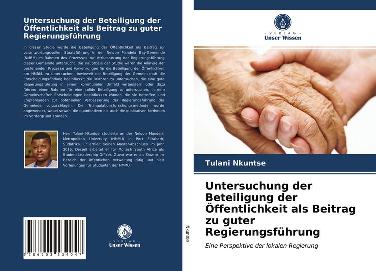 Produktbild: Untersuchung der Beteiligung der &Ouml;ffentlichkeit als Beitrag zu guter Regierungsf&uuml;hrung