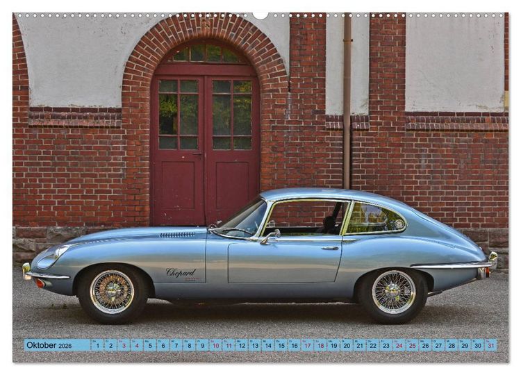 Produktbild: Jaguar E-Type - Die Raubkatze (hochwertiger Premium Wandkalender 2026 DIN A2 quer), Kunstdruck in Hochglanz