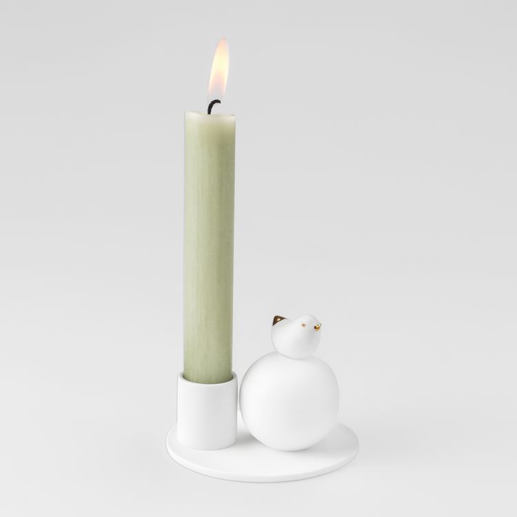 Produktbild: R&auml;der Kerzenhalter Vogel D: 8,6cm