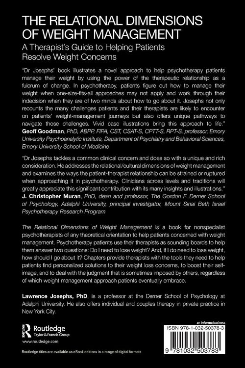 Produktbild: The Relational Dimensions of Weight Management