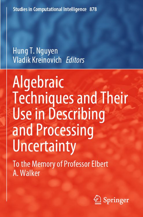Produktbild: Algebraic Techniques and Their Use in Describing and Processing Uncertainty