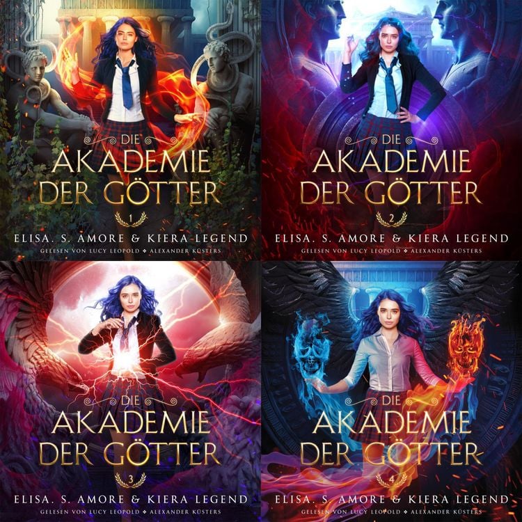 Produktbild: Die Akademie der G&ouml;tter Band 1 - 4