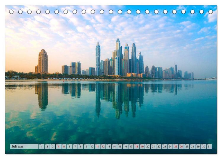 Produktbild: Dubai - Traumstadt der Scheichs (Tischkalender 2026 DIN A5 quer), CALVENDO Monatskalender