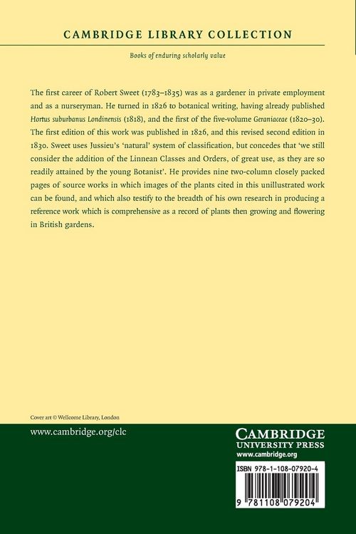 Produktbild: Sweet's Hortus Britannicus