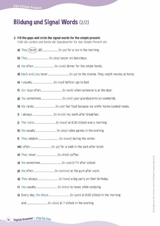 Produktbild: English Grammar &ndash; step by step