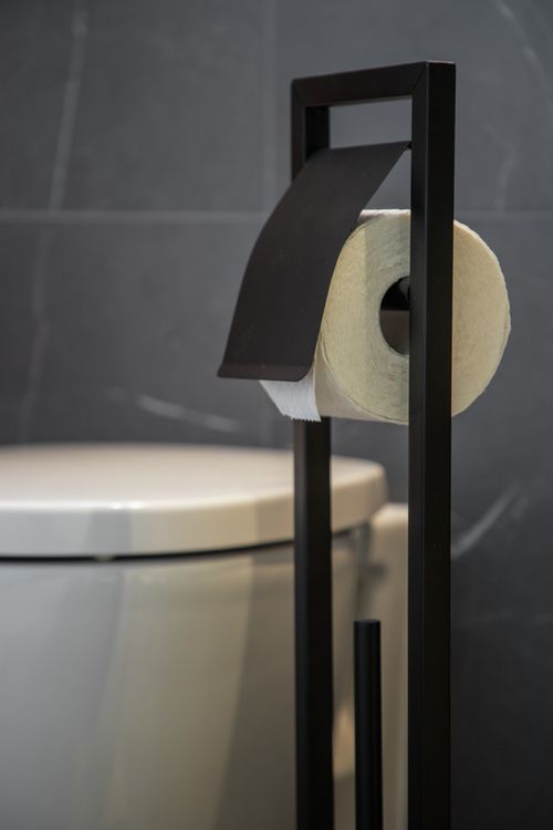 Produktbild: WC-B&uuml;rstenhalter Mod. Bambusa, Stand WC-Garnitur aus Bambus