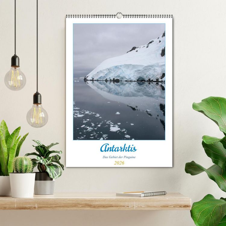 Produktbild: Antarktis - Das Gebiet der Pinguine (Wandkalender 2026 DIN A2 hoch), CALVENDO Monatskalender