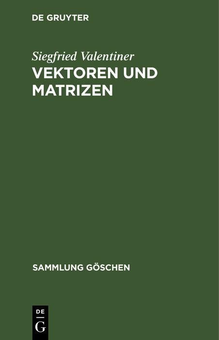 Produktbild: Vektoren und Matrizen