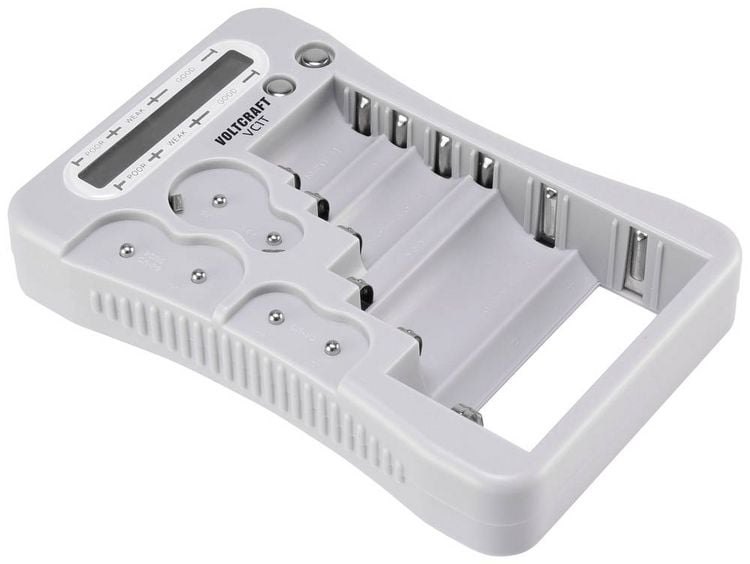 Produktbild: VOLTCRAFT Batterietester VC1T Messbereich (Batterietester) 1,5 V, 3 V, 6 V, 9 V Batterie VC-12613270