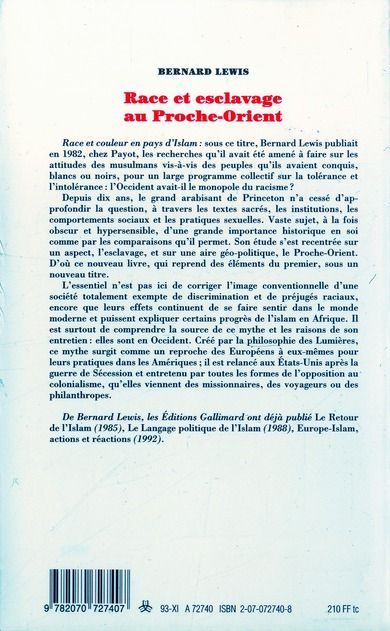 Produktbild: Race et esclavage au Proche-Orient