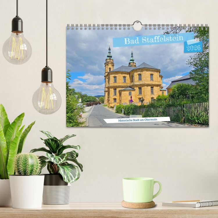 Produktbild: Bad Staffelstein - historische Stadt am Obermain (Wandkalender 2026 DIN A4 quer), CALVENDO Monatskalender