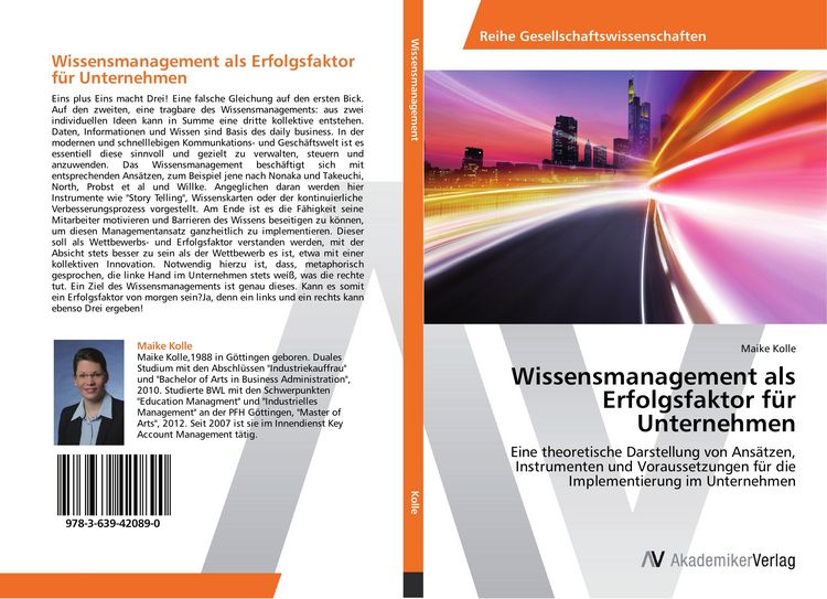 Produktbild: Wissensmanagement als Erfolgsfaktor f&uuml;r Unternehmen