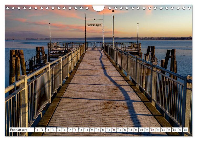 Produktbild: Wismar - Die Ostseeperle unter den deutschen Hansest&auml;dten (Wandkalender 2026 DIN A4 quer), CALVENDO Monatskalender