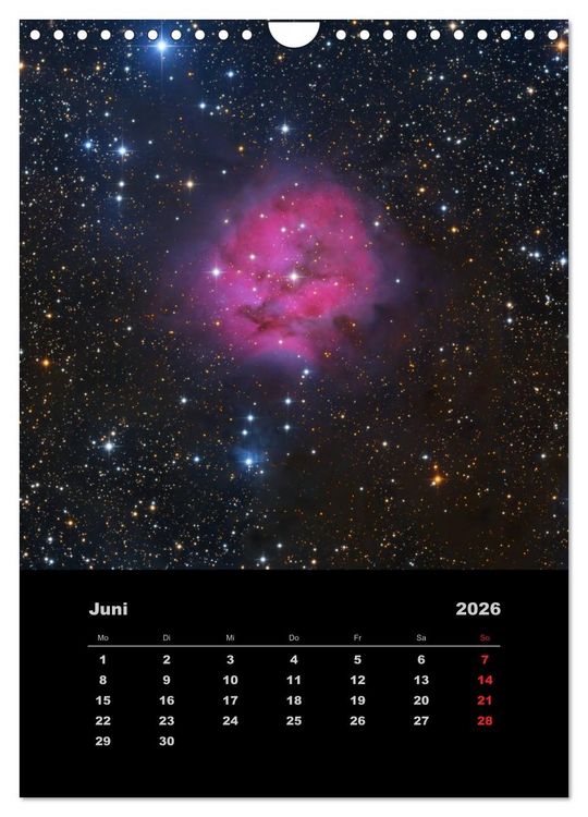 Produktbild: Astronomie 2026 (Wandkalender 2026 DIN A4 hoch), CALVENDO Monatskalender