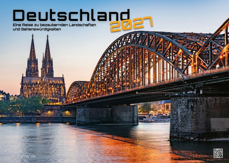 Produktbild: Deutschland - eine Reise zu bezaubernden Landschaften und Sehensw&uuml;rdigkeiten - 2027 - Kalender DIN A3