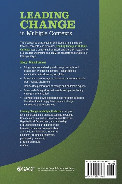 Produktbild: Leading Change in Multiple Contexts
