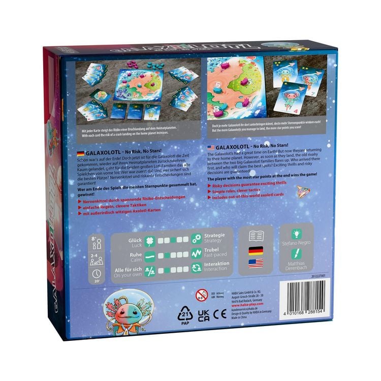 Produktbild: Galaxolotl - No Risk, No Stars!