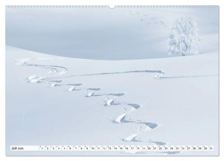 Produktbild: Winter. Zauberhafte Schneelandschaften (Wandkalender 2026 DIN A2 quer), CALVENDO Monatskalender