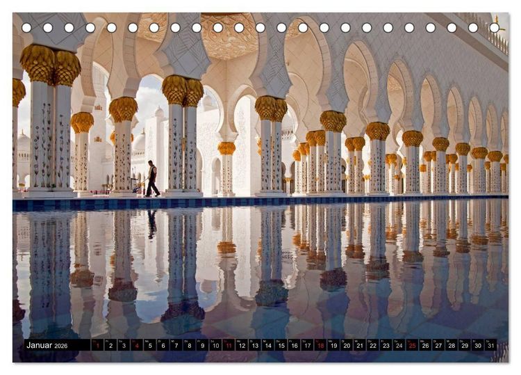 Produktbild: Emirat Abu Dhabi (Tischkalender 2026 DIN A5 quer), CALVENDO Monatskalender