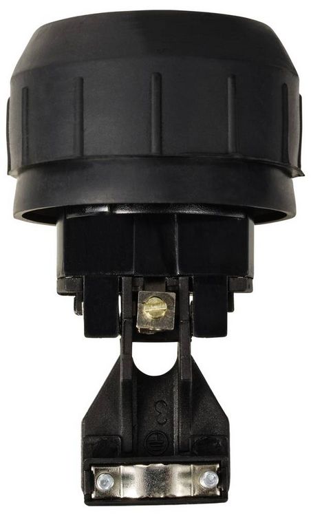 Produktbild: Sygonix SY-6618474 Schutzkontaktkupplung TPE 250 V/AC Schwarz IP44