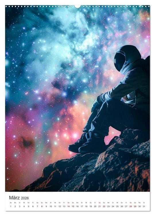 Produktbild: Explorer - Die Entdeckung des Alls (Wandkalender 2026 DIN A2 hoch), CALVENDO Monatskalender