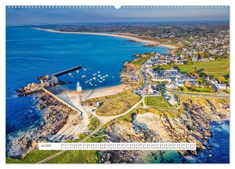 Produktbild: Die Sonne der Bretagne &ndash; Zwischen Himmel und Erde (hochwertiger Premium Wandkalender 2027 DIN A2 quer), Kunstdruck in Hochglanz
