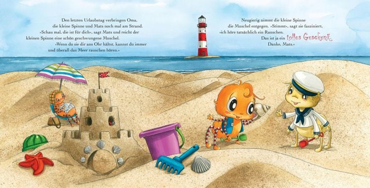 Produktbild: Die kleine Spinne Widerlich - Ausflug ans Meer (Pappbilderbuch)